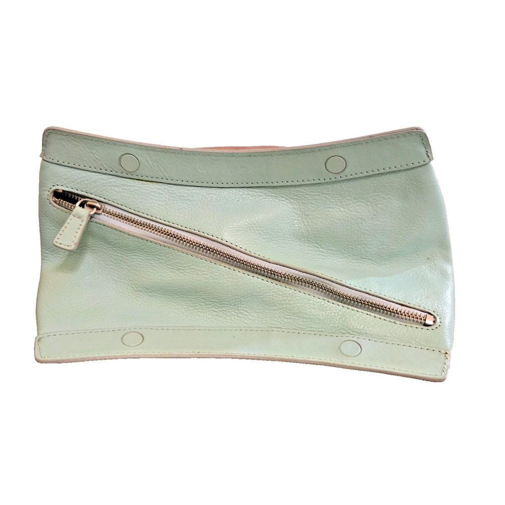 Latico green turquoise Clutch purse with brooch vintage look - Picture 13 of 13
